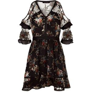 ALL SAINTS Christal Rosarium Dress